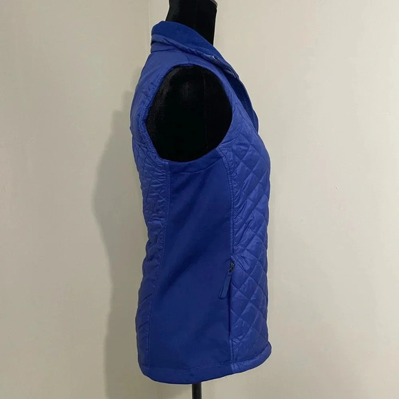 Athleta Rock Springs Quilted Vest with Reflective Strip in Cobalt Blue - Picture 8 of 11